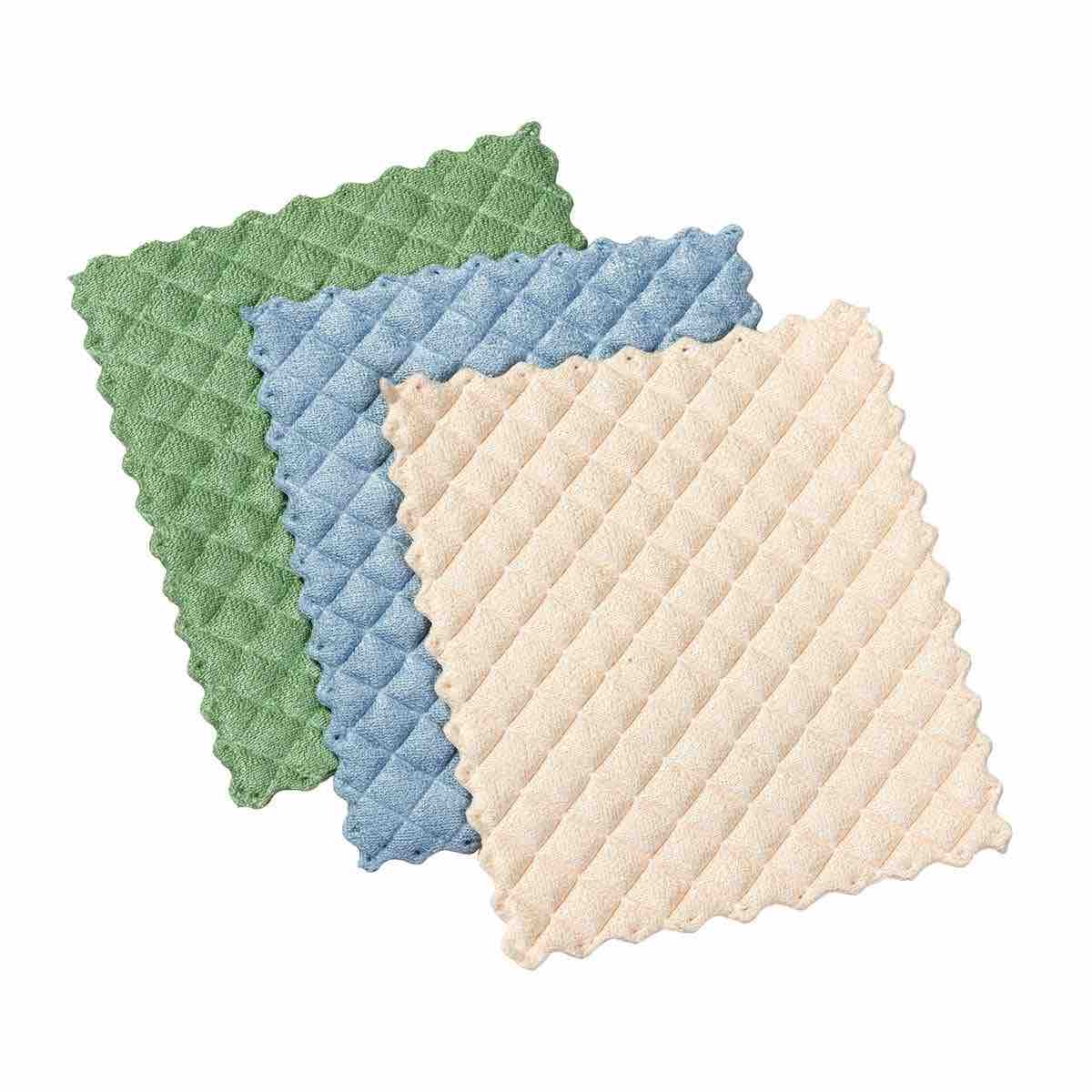 Microfiber Quilted Dish Cloths | Set of 3